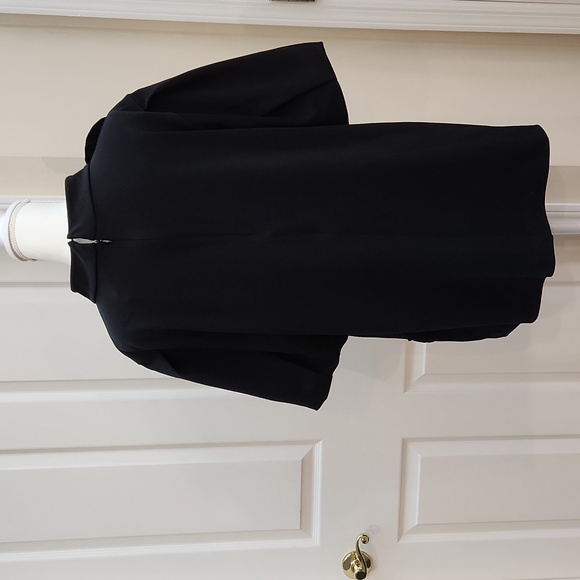 Black Label by Chico's NWT Women's Apllique Top Black Size 18 - Picture 3 of 13